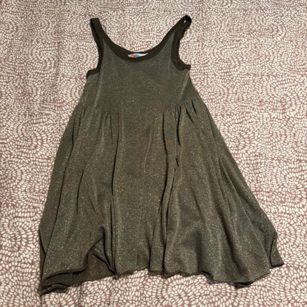 Free People Metallic Chocolate Beach Cruse Dress Size S - Picture 3 of 6